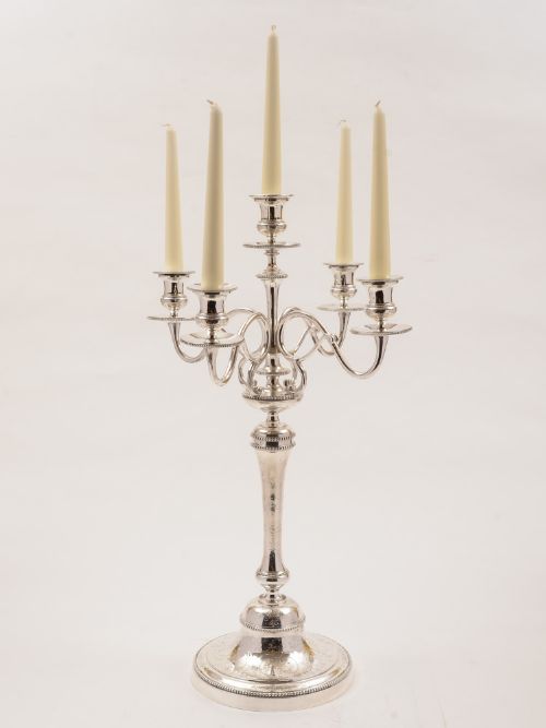 fig 1. Large Christofle Candelabra, Circa 1900