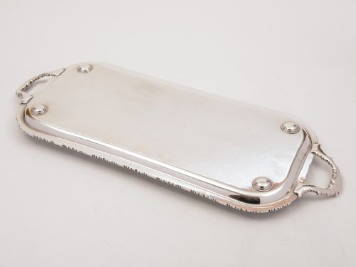 fig 1. English Oblong Tray, Circa 1920
