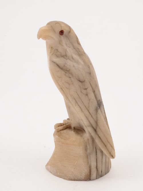 Victorian Alabaster Bird of Prey, Circa 1890