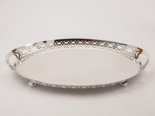 Edwardian Gallery Tray, Circa 1905