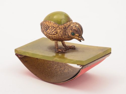 Novelty Brass and Bakelite Rocker Blotter, Circa 1920