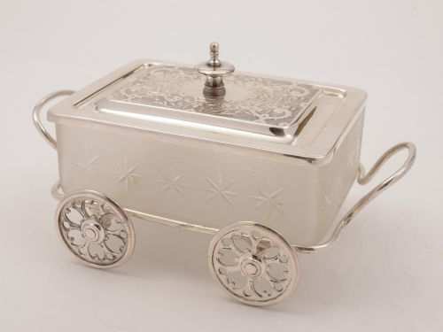 Wmf Butter Wagon, Circa 1900