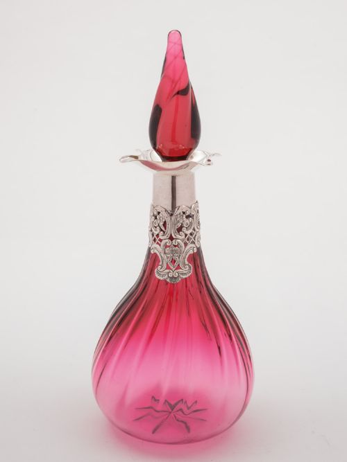 Victorian Liqueur Decanter, London 1897