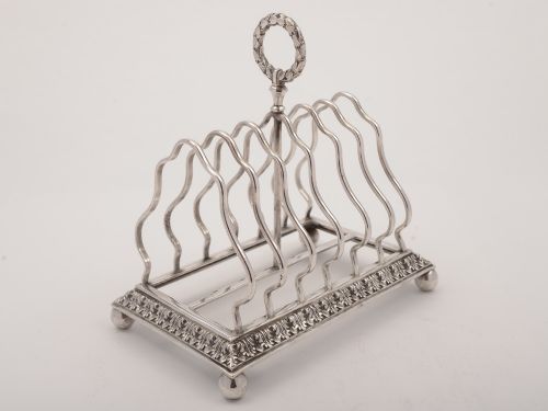 fig 1. Edwardian Toast Rack, Circa 1905