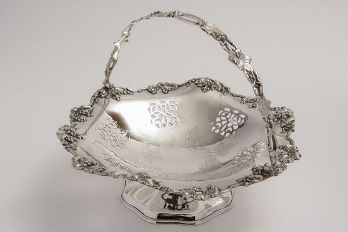 Victorian Scottish Silver Plated Basket, Circa 1890