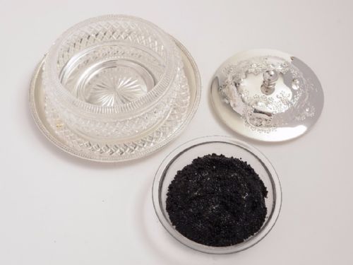 fig 1. Victorian Caviar Dish & Stand, Circa 1890