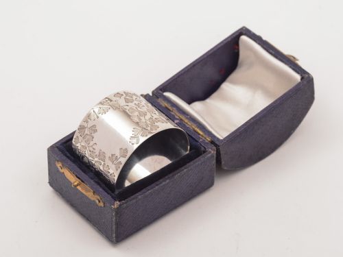 Victorian Silver Napkin Ring, Sheffield 1894