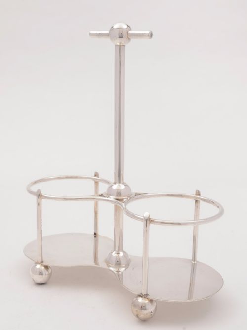 fig 1. Christopher Dresser Design Pickle Jars in Stand, Circa 1890