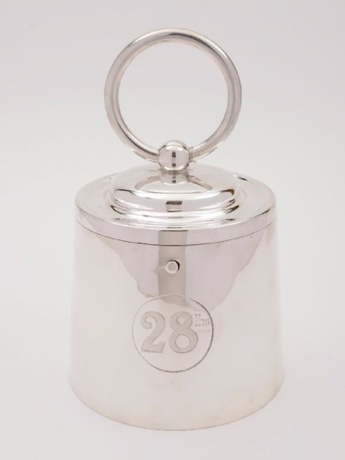 Victorian  Silver Plated Novelty 28lb Biscuit Jar