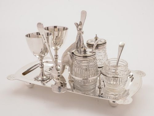 Victorian Novelty Breakfast Cruet, Circa 1890