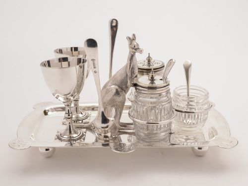 fig 1. Victorian Novelty Breakfast Cruet, Circa 1890