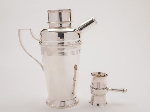 Large Art Deco Cocktail Shaker, Circa 1930