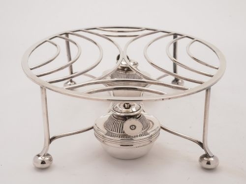 fig 1. Edwardian Double Burner Trivet, Circa 1905