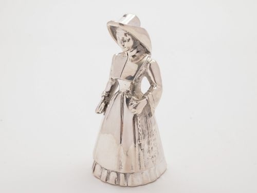Elkington Nun Table Bell, Circa 1890