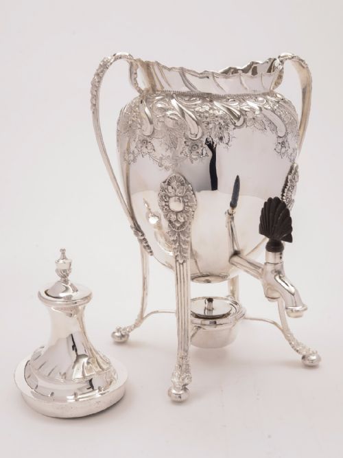 fig 1. Victorian Silver Plated Tea Urn, Circa 1880