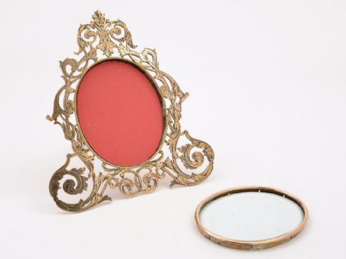 fig 1. Victorian Brass Photo Frame, Circa 1880