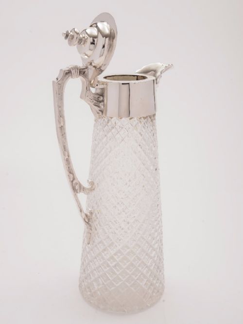 fig 1. Victorian Cut Glass Claret Jug, Circa 1890