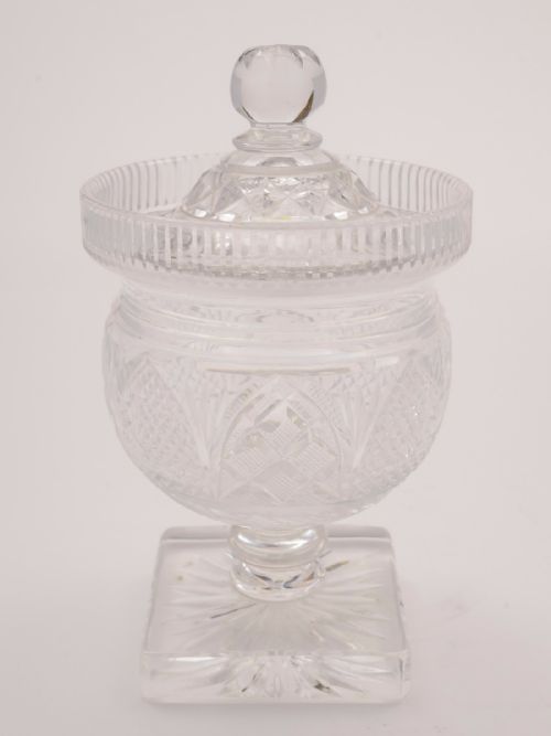 Victorian Glass Preserve Jar, Circa 1890