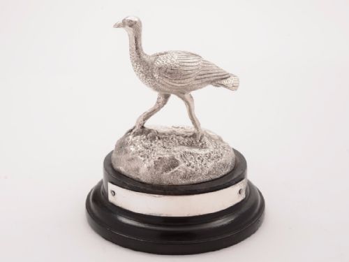 Silver Plated Emu Trophy, Circa 1910
