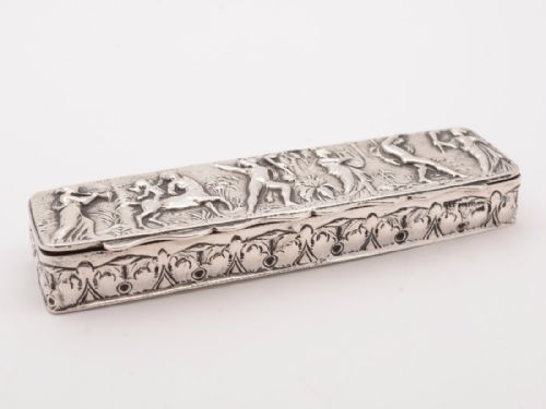 fig 1. Edwardian Silver Box, Chester 1901