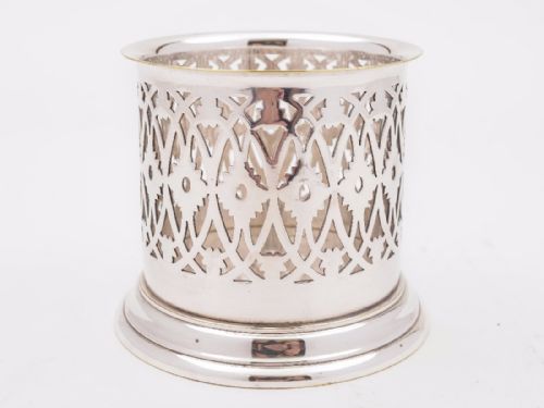 Christofle Silver Plated Bottle Coaster, Circa 1920