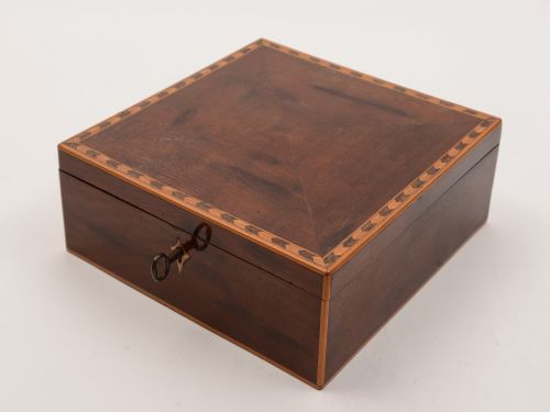 Victorian Mahogany Jewellery Box, Circa 1880