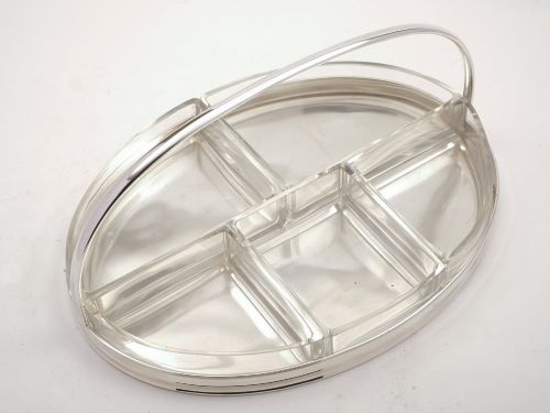 fig 1. Silver Plated Serving Dish, Circa 1930