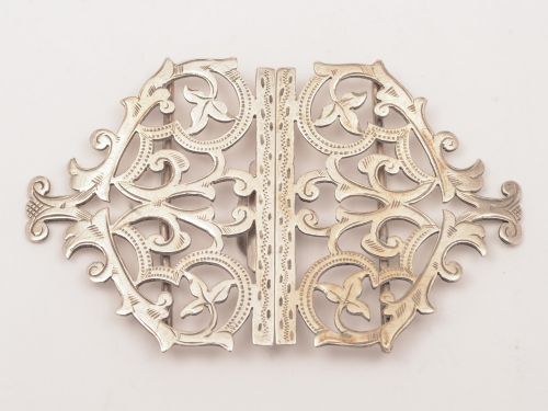 Victorian Silver Nurse's Buckle, Birmingham 1899