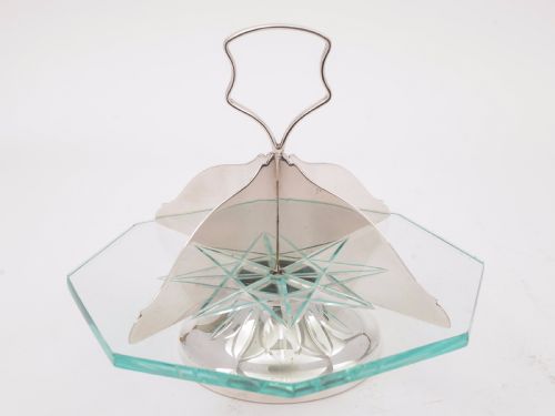 Art Deco Sandwich Dish, Circa 1930