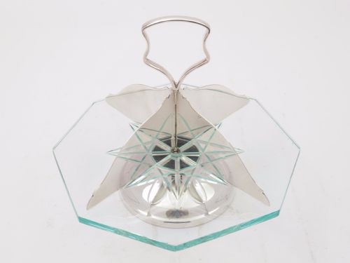 fig 1. Art Deco Sandwich Dish, Circa 1930