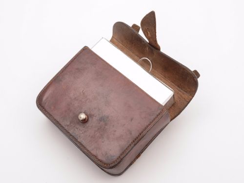 Edwardian Leather Cased Sandwich Box, Circa 1905