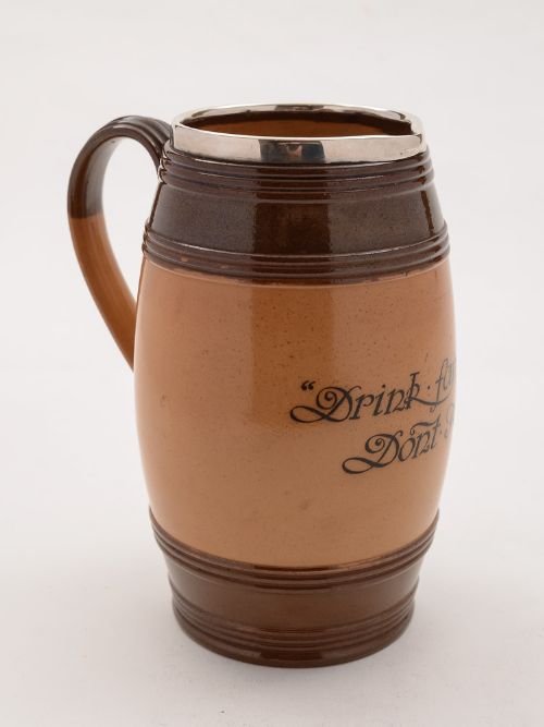 Edwardian Royal Dalton Jug, Chester 1902