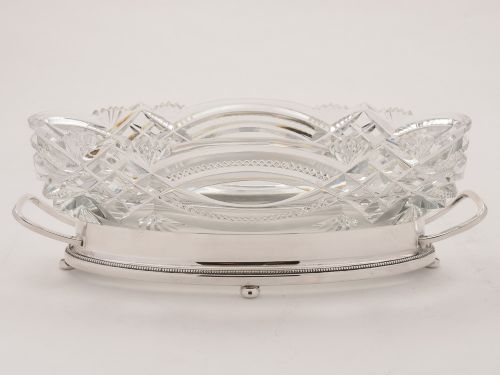 Cut Glass Continental Centrepiece, Circa 1920