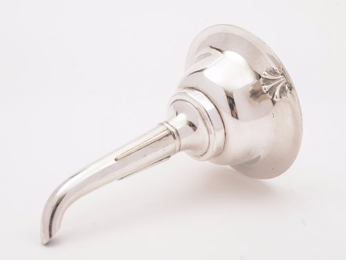 Victorian Silver Plated Wine Funnel, Circa 1890