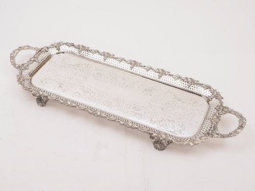 Edwardian Silver Plated Tray, Circa 1905
