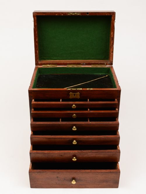fig 1. Victorian Collector's Cabinet, Circa 1880