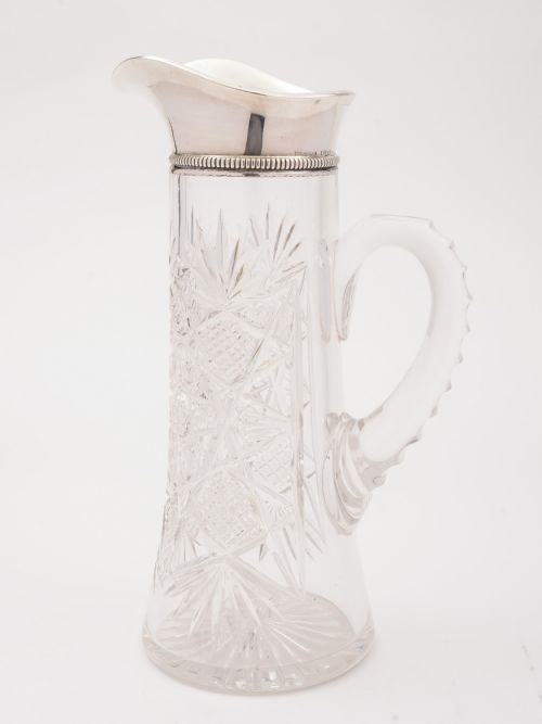 American Silver Topped Jug/pitcher, 1905