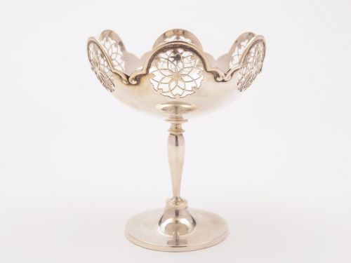 Pedestal Silver Bon Bon Dish, Sheffield 1912