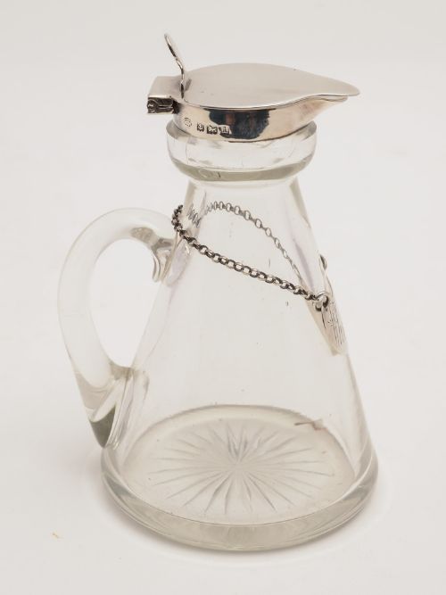 Silver Topped Whiskey Tot, Hukin & Heath 1910