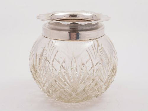 Edwardian Cut Glass Posey Vase, 1905