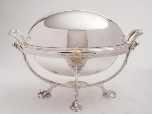 Victorian Rollover Dish, Circa 1880