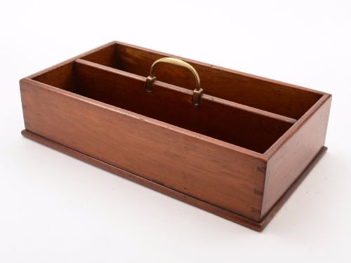 Victorian Mahogany Cutlery Box, Circa 1890