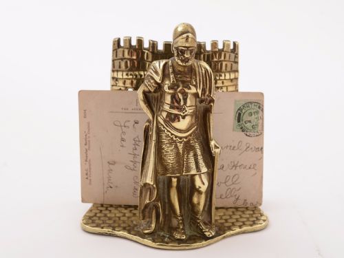 Victorian Brass Letter Rack, Circa 1890