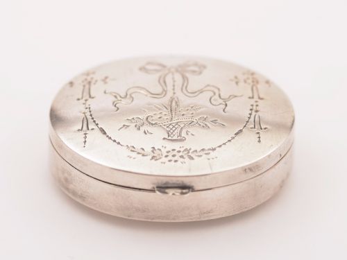 George V Silver Pill Box, Birmingham 1918