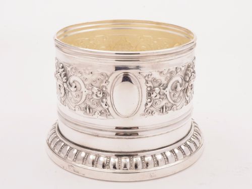 Wmf Silver Plated Champagne Coaster, Circa 1900
