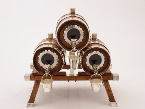 Victorian 3 Barrel Spirit Dispenser, Circa 1880