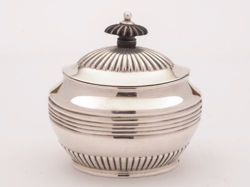 George V Silver Tea Caddy, Sheffield 1919