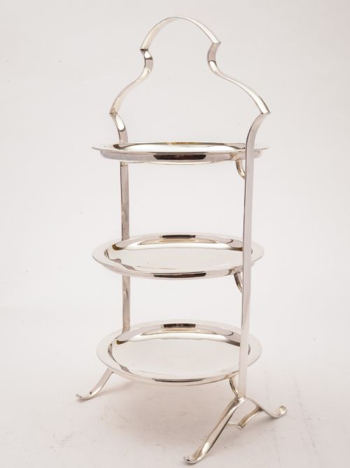 Art Deco Three Tier Cake Stand, Circa 1930