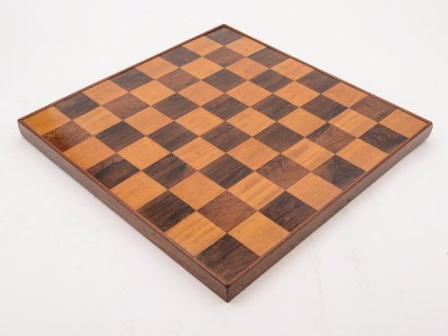 Edwardian Wooden Chess Board, Circa 1905