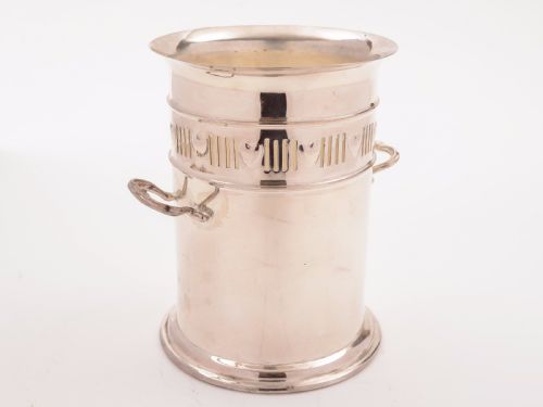 Edwardian Silver Plated Soda Syphon Holder, Circa 1905